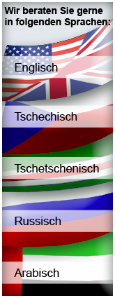 Beratung in vielen verschiedenen Fremdsprachen
